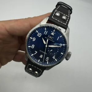 IWC Pilot 42mm - AÇO MOSTRADOR AZUL - COURO