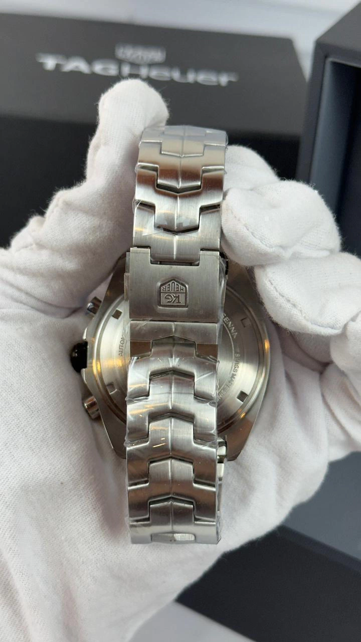 TAG Heuer Fórmula 1 Senna 44mm - AÇO MOSTRADOR BRANCO - Imagem 2