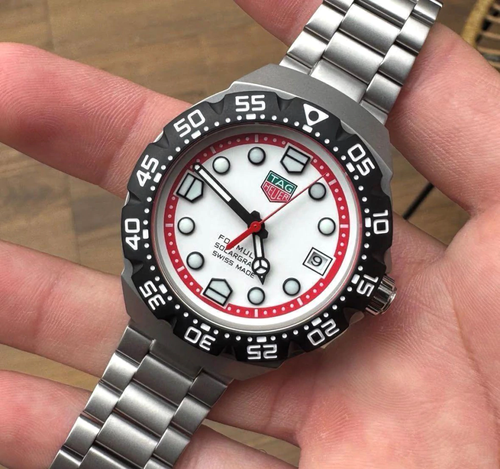 TAG Heuer Fórmula 1 Solargraph 38mm - AÇO MOSTRADOR BRANCO - Imagem 2