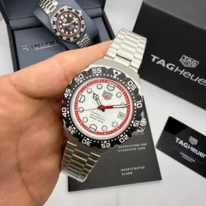 TAG Heuer Fórmula 1 Solargraph 38mm - AÇO MOSTRADOR BRANCO