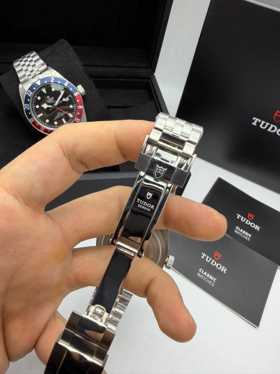 Tudor Black Bay GMT Pepsi 41mm - AÇO MOSTRADOR BRANCO - Imagem 2