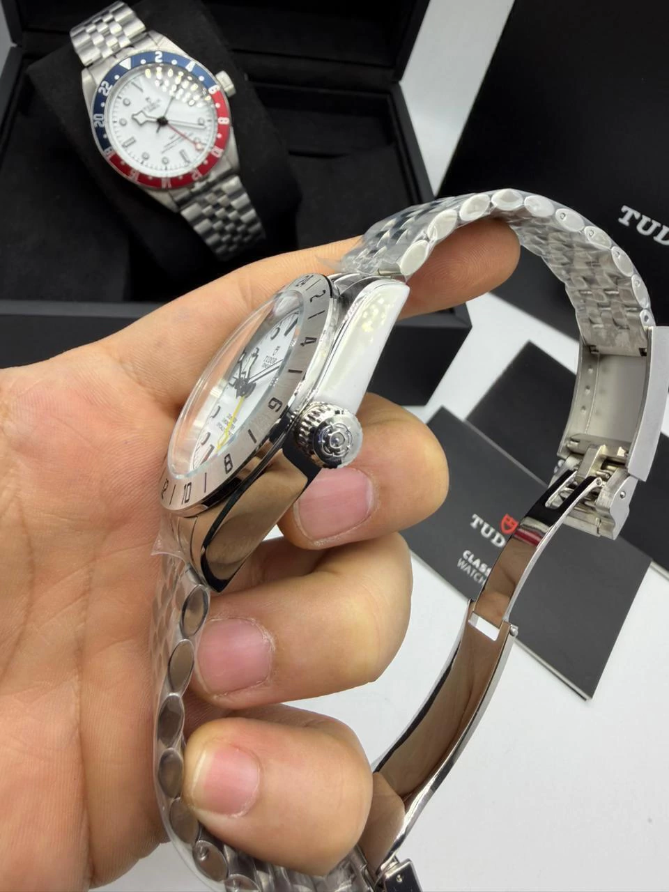 Tudor Black Bay Pro GMT 41mm - AÇO MOSTRADOR BRANCO - Imagem 2