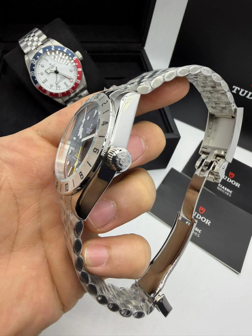 Tudor Black Bay Pro GMT 41mm - AÇO MOSTRADOR PRETO - Imagem 4