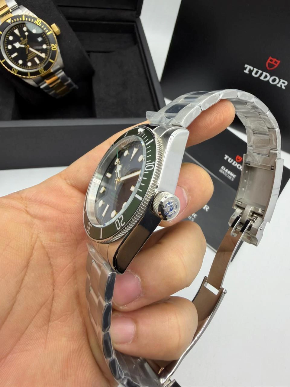 Tudor Black Bay 41mm - AÇO MOSTRADOR VERDE - Imagem 4