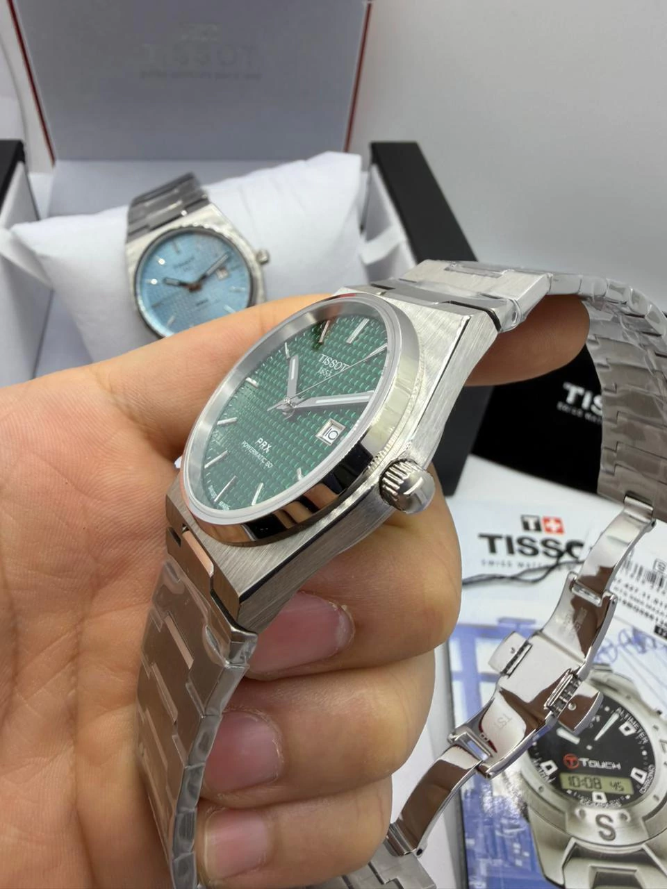 Tissot PRX Powermatic 40mm - Aço Mostrador Verde - Imagem 2