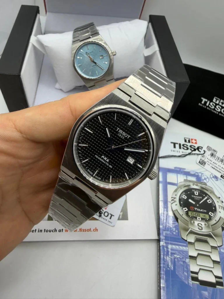 Tissot PRX Powermatic Preto 40mm - Aço Mostrador Preto