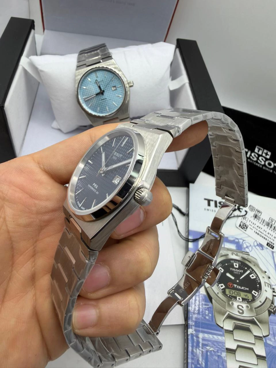 Tissot PRX Powermatic Azul 40mm - Aço Mostrador Azul - Imagem 2