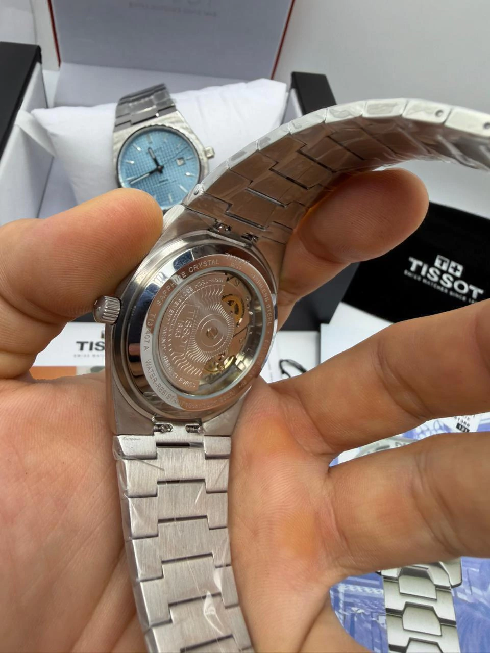 Tissot PRX Powermatic Azul 40mm - Aço Mostrador Azul - Imagem 3