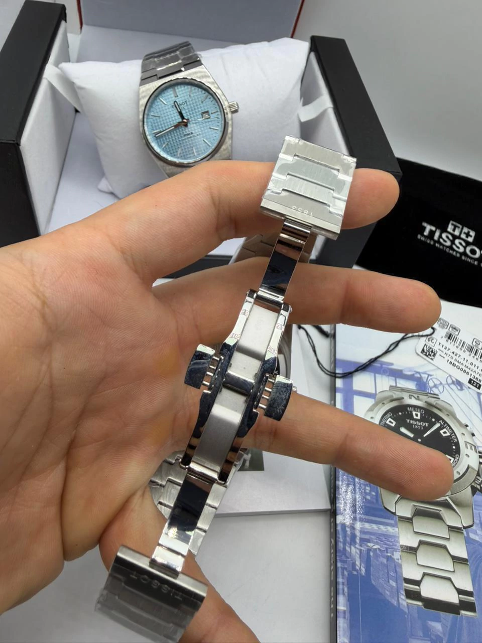 Tissot PRX Powermatic Azul 40mm - Aço Mostrador Azul - Imagem 4