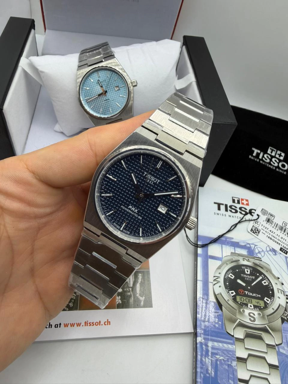 Tissot PRX Powermatic Azul 40mm - Aço Mostrador Azul