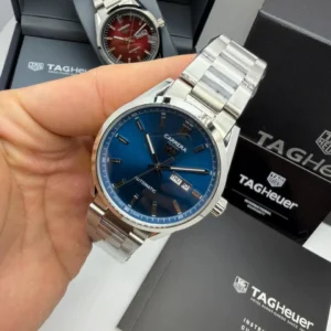 TAG Heuer Carrera Day-Date Calibre 41mm - AÇO MOSTRADOR AZUL