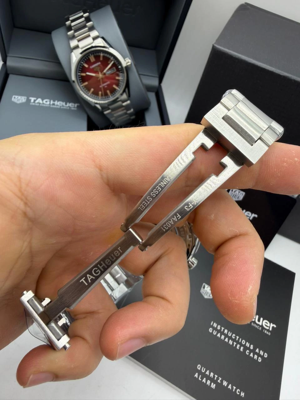 TAG Heuer Carrera Day-Date Calibre 41mm - AÇO MOSTRADOR PRETO - Imagem 5