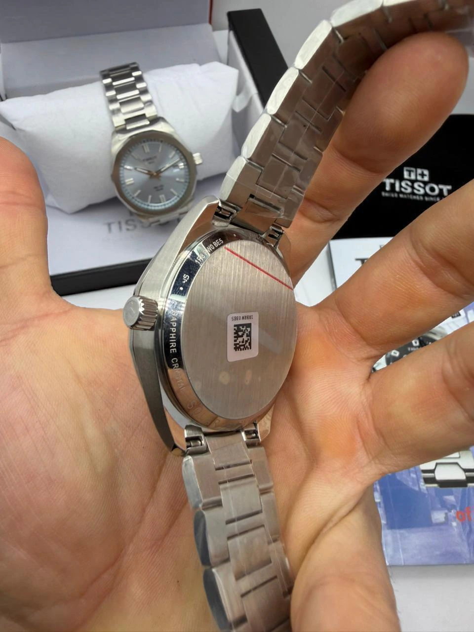 Tissot PRC 100 40mm - Aço Mostrador Azul - Imagem 2