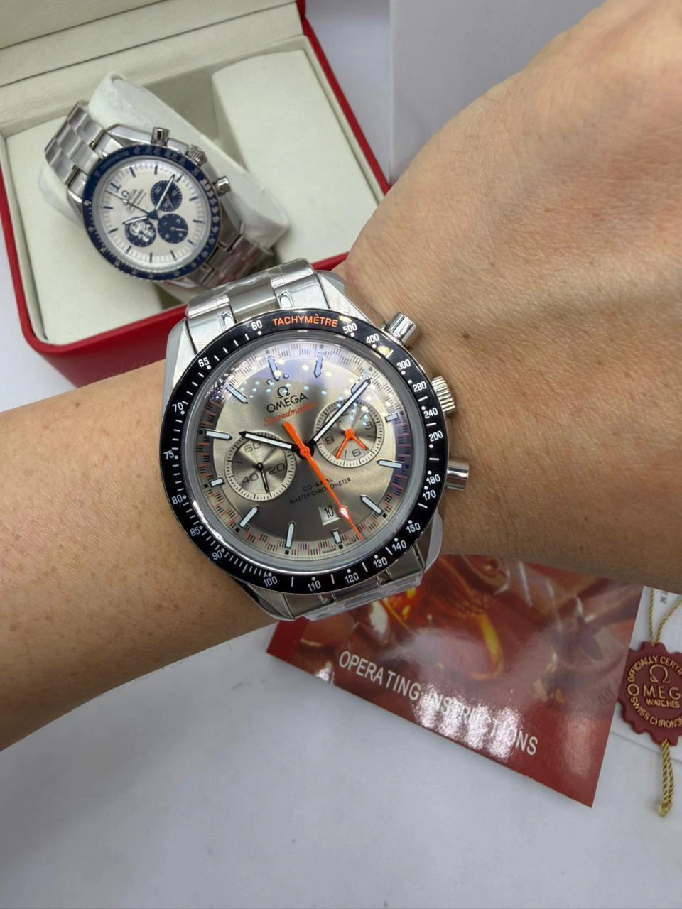 Omega Speedmaster 44mm - AÇO MOSTRADOR CINZA - Imagem 5