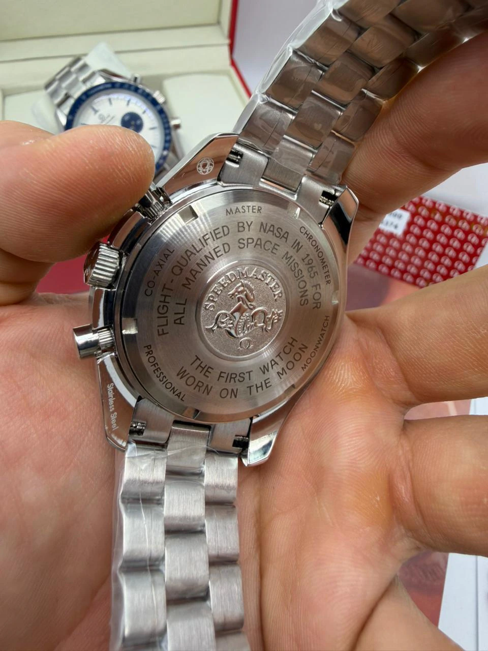 Omega Speedmaster 42mm - AÇO MOSTRADOR PRETO - Imagem 2