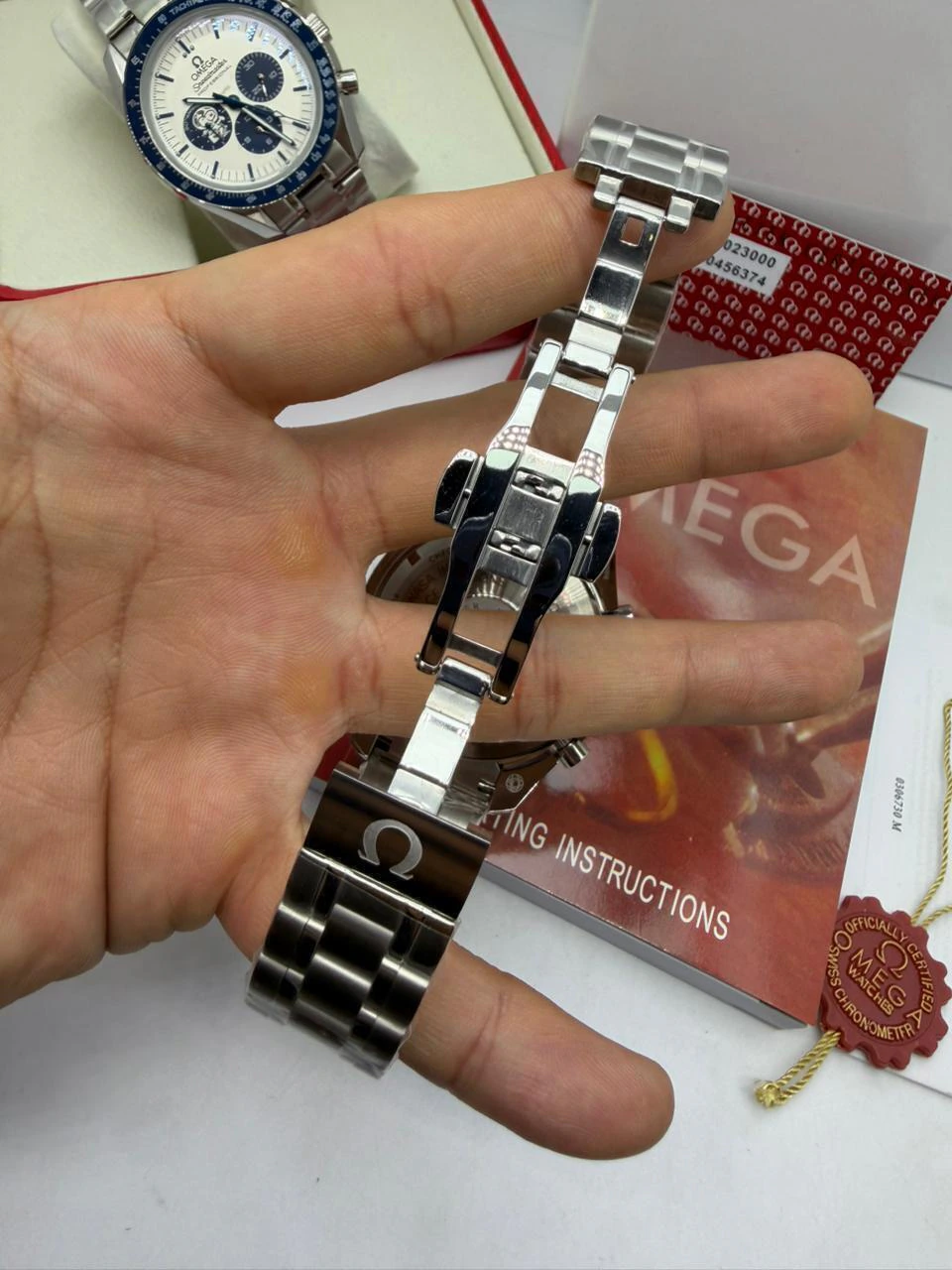 Omega Speedmaster From The Moon To Mars - 40mm - Aço Mostrador Preto - Imagem 3