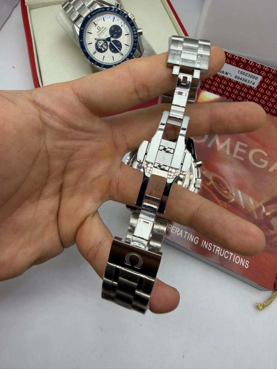 Omega Speedmaster Snoopy 44mm - AÇO MOSTRADOR BRANCO - Imagem 4