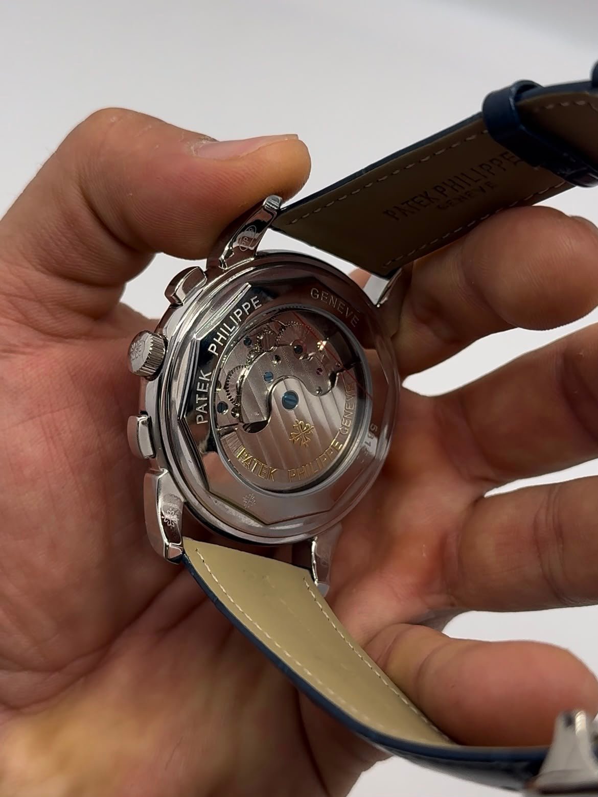 Patek Philippe Grand Complications 40mm - AÇO MOSTRADOR AZUL - COURO - Imagem 3
