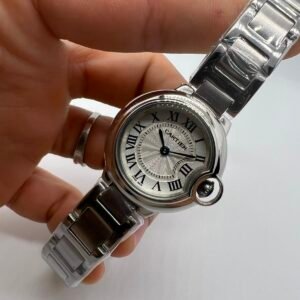 CARTIER BALLON BLEU - 28MM - AÇO PRATA MOSTRADOR BRANCO
