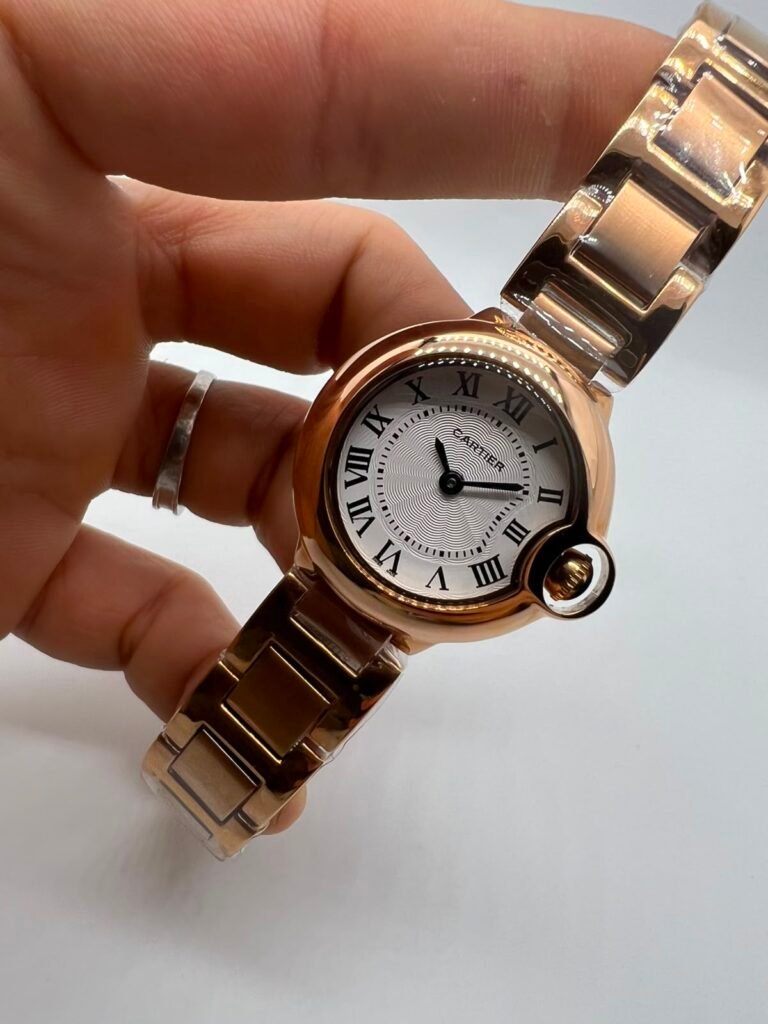 CARTIER BALLON BLEU - 28MM - AÇO ROSE MOSTRADOR BRANCO