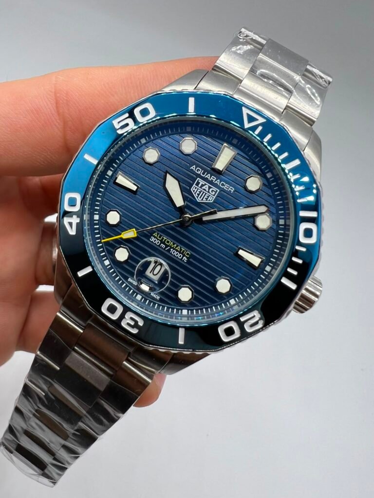 TAG Heuer Aquaracer SMURF 43mm - AÇO MOSTRADOR AZUL