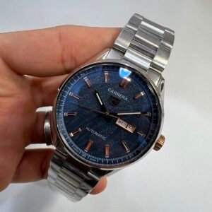 TAG Heuer Carrera Day-Date Calibre Sunray 41mm - AÇO MOSTRADOR AZUL