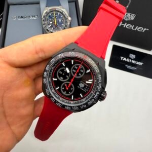 TAG Heuer Fórmula 1 42mm - AÇO PRETO MOSTRADOR PRETO - SILICONE