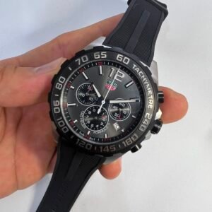 TAG Heuer Fórmula 1 42mm - AÇO MOSTRADOR CINZA - SILICONE