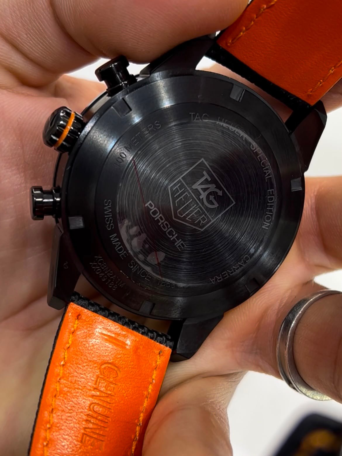 TAG Heuer Carrera Porsche 44mm - AÇO MOSTRADOR PRETO - NYLON - Imagem 2