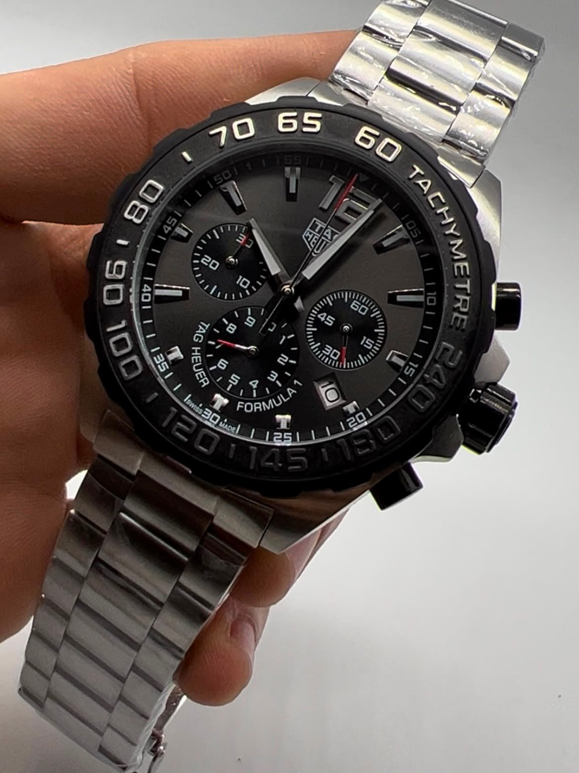 TAG Heuer Fórmula 1 44mm - AÇO MOSTRADOR PRETO - Imagem 5