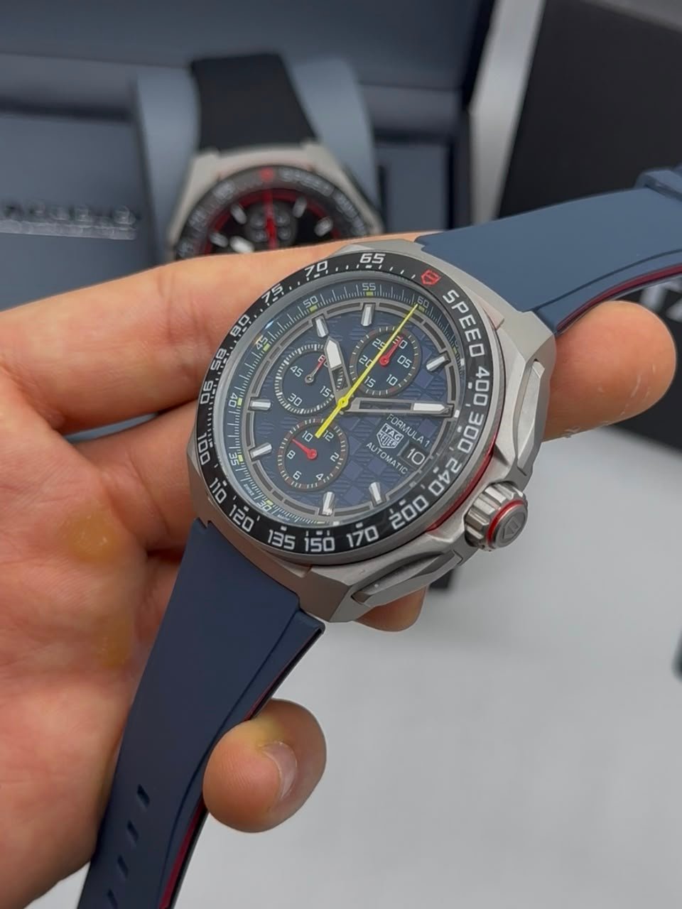 TAG Heuer Fórmula 1 43mm - AÇO MOSTRADOR AZUL - SILICONE - Imagem 3