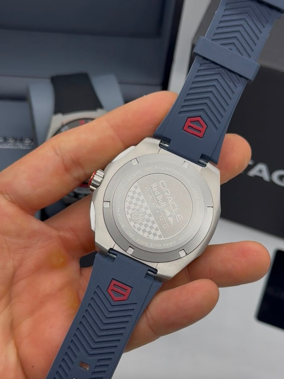 TAG Heuer Fórmula 1 43mm - AÇO MOSTRADOR AZUL - SILICONE - Imagem 4