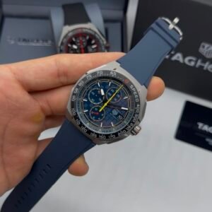 TAG Heuer Fórmula 1 43mm - AÇO MOSTRADOR AZUL - SILICONE