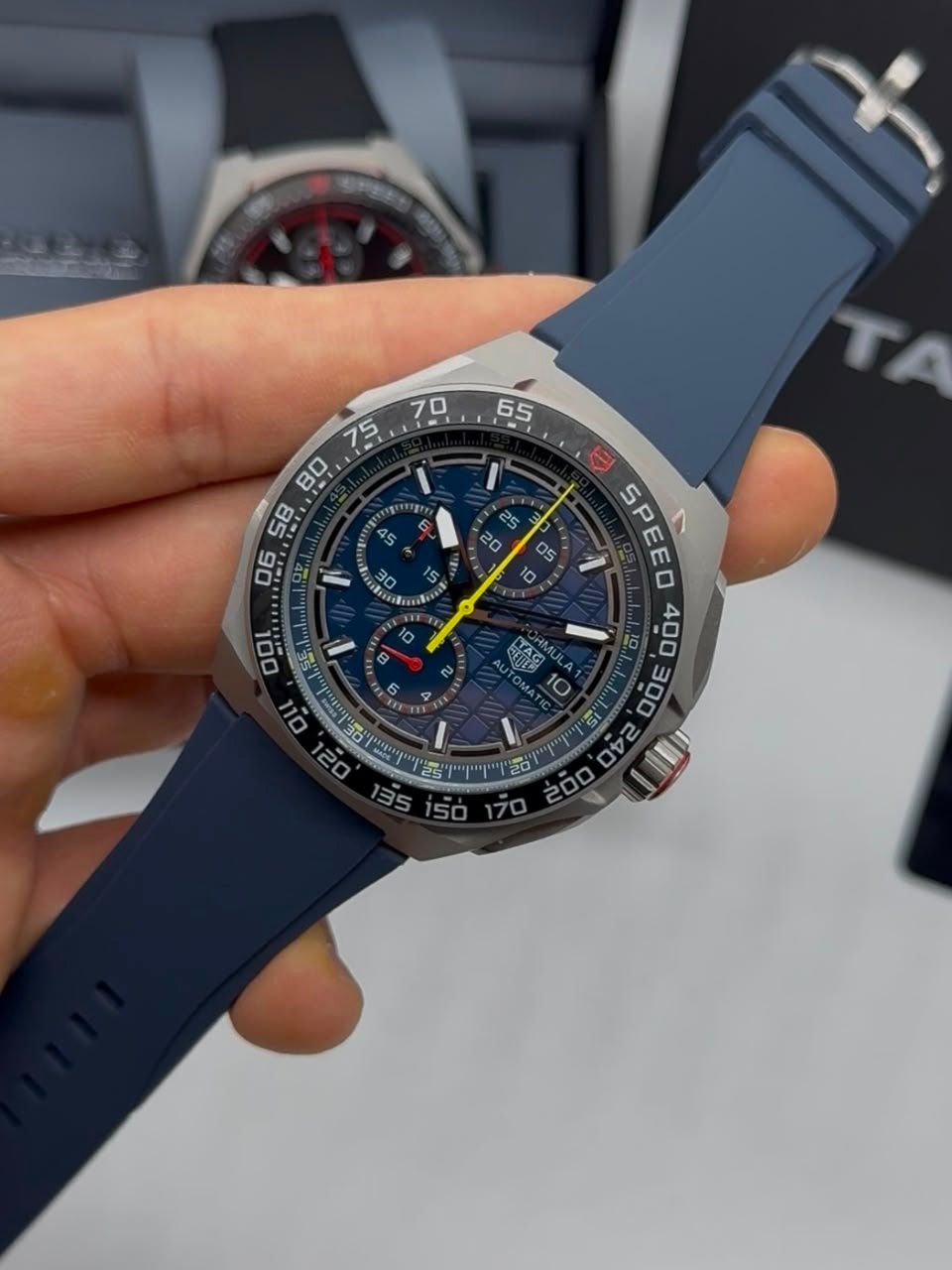 TAG Heuer Fórmula 1 43mm - AÇO MOSTRADOR AZUL - SILICONE - Imagem 5