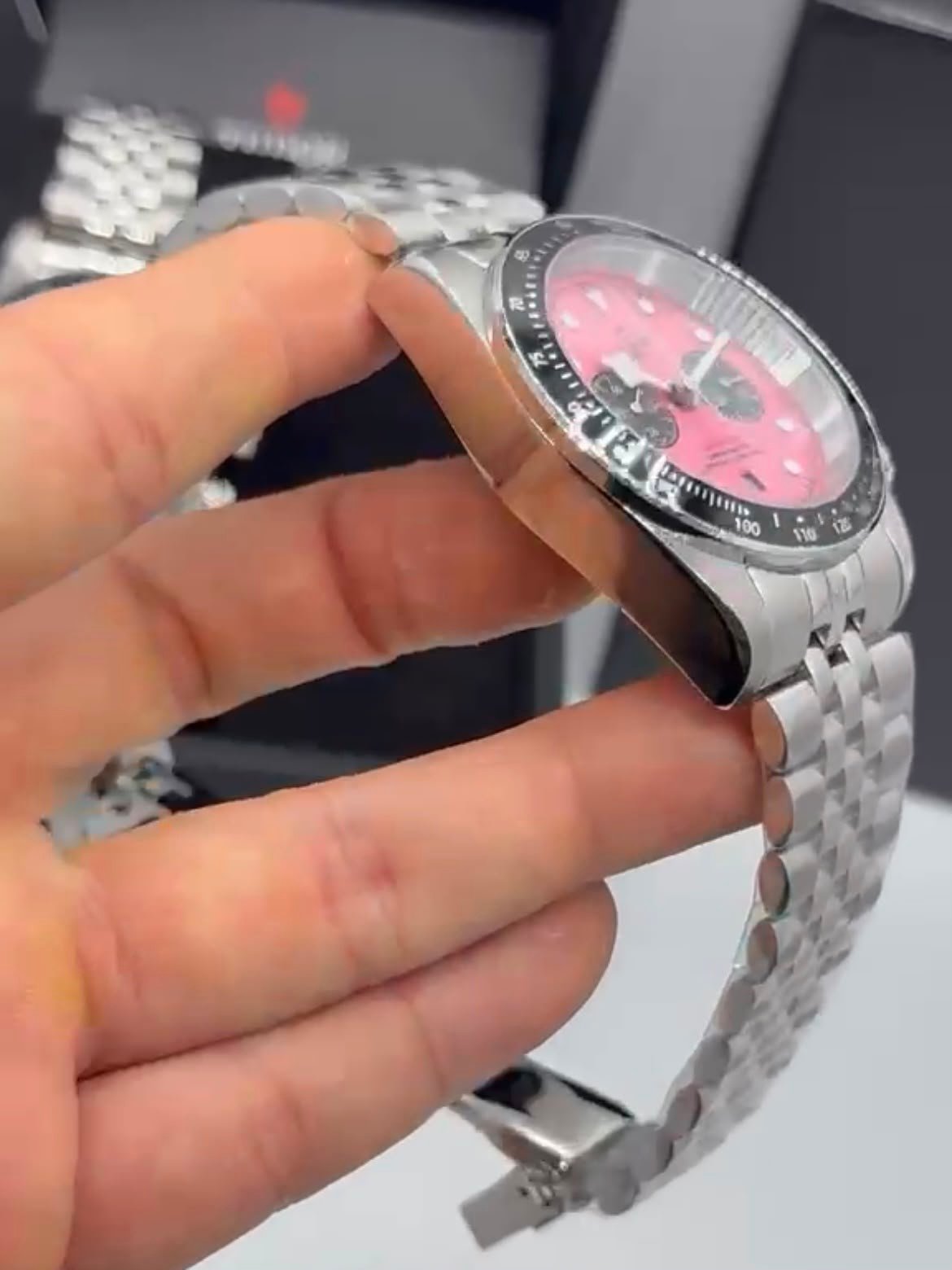 Tudor Black Bay Chrono 41mm – Aço Mostrador rosa - Imagem 4