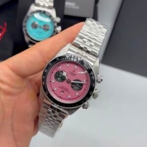 Tudor Black Bay Chrono 41mm – Aço Mostrador rosa