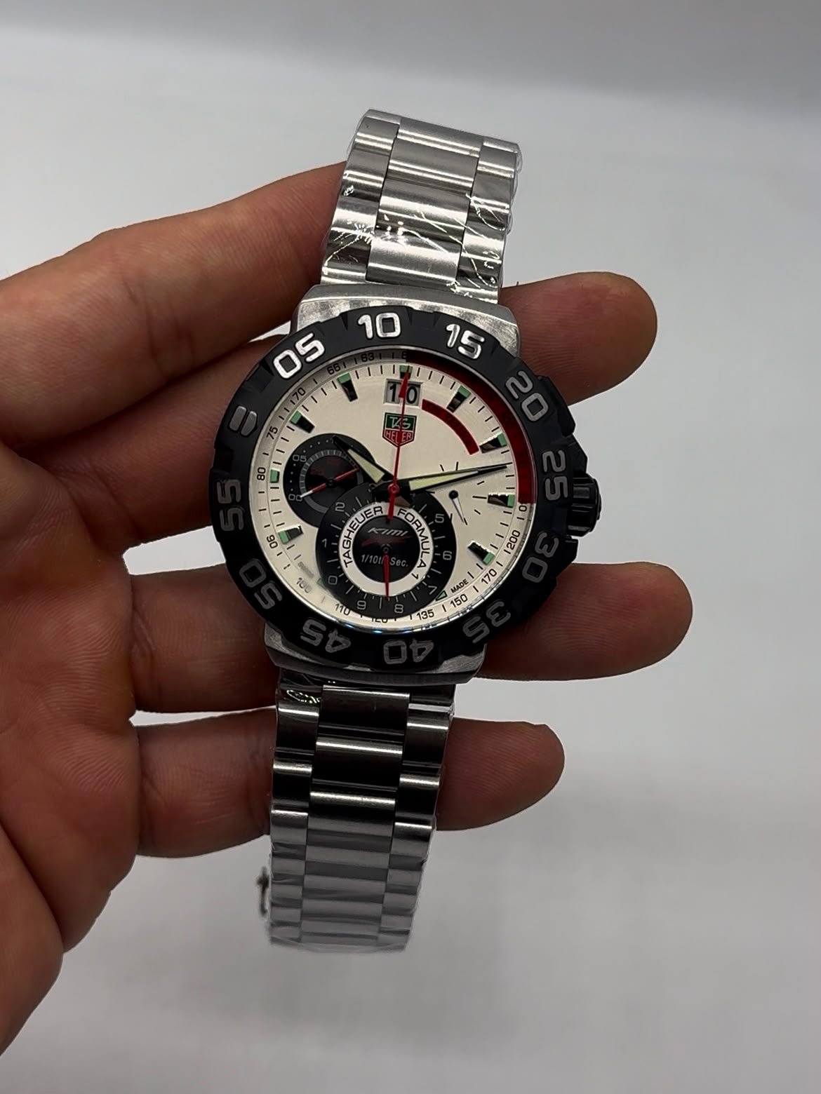 TAG Heuer Fórmula 1 44mm - AÇO MOSTRADOR BRANCO - Imagem 2