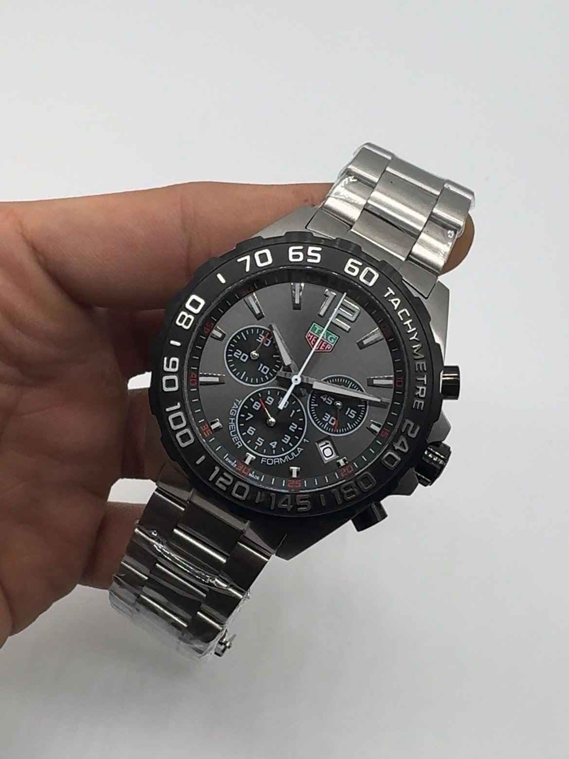 TAG Heuer Fórmula 1 44mm - AÇO MOSTRADOR CINZA - Imagem 4