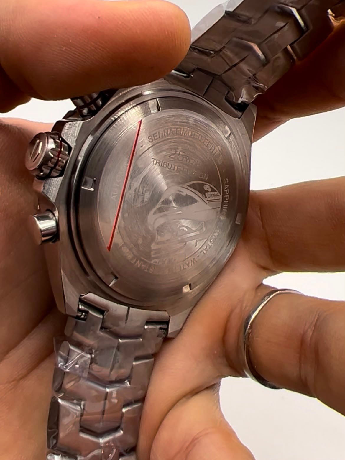 TAG Heuer Fórmula 1 Senna 45mm - AÇO MOSTRADOR CINZA - Imagem 2
