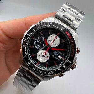 TAG Heuer Fórmula 1 Max Verstappen 44mm - AÇO MOSTRADOR PRETO