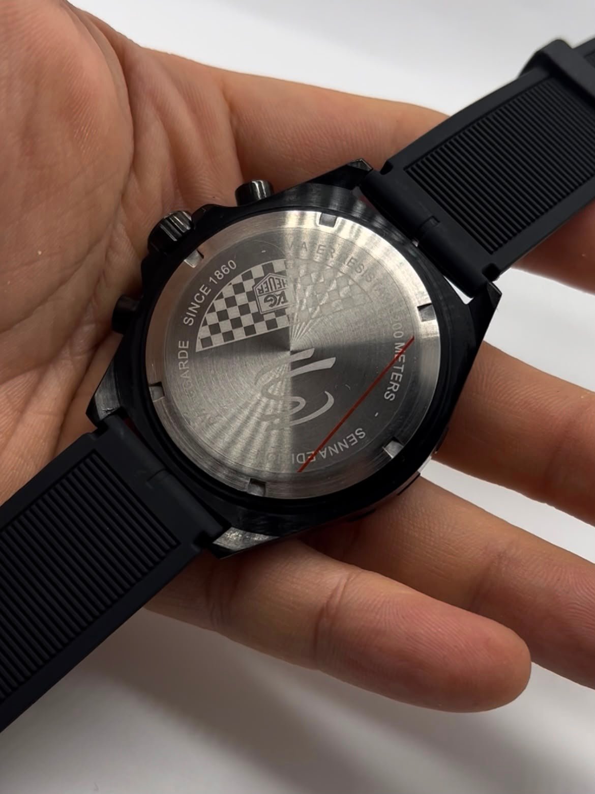 TAG Heuer Fórmula 1 Senna 45mm - AÇO MOSTRADOR PRETO - SILICONE - Imagem 2