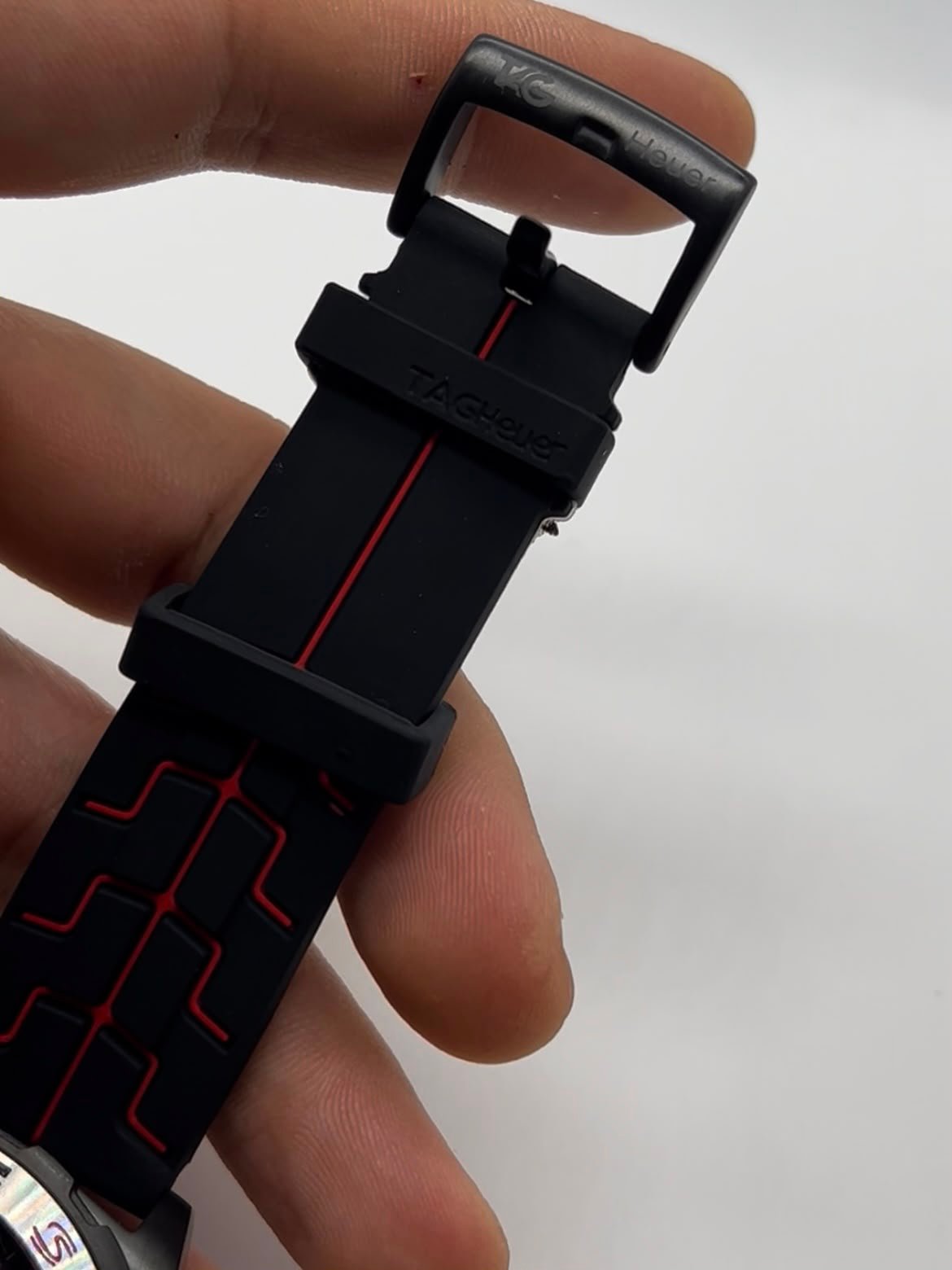 TAG Heuer Fórmula 1 Senna 45mm - AÇO MOSTRADOR PRETO - SILICONE - Imagem 3