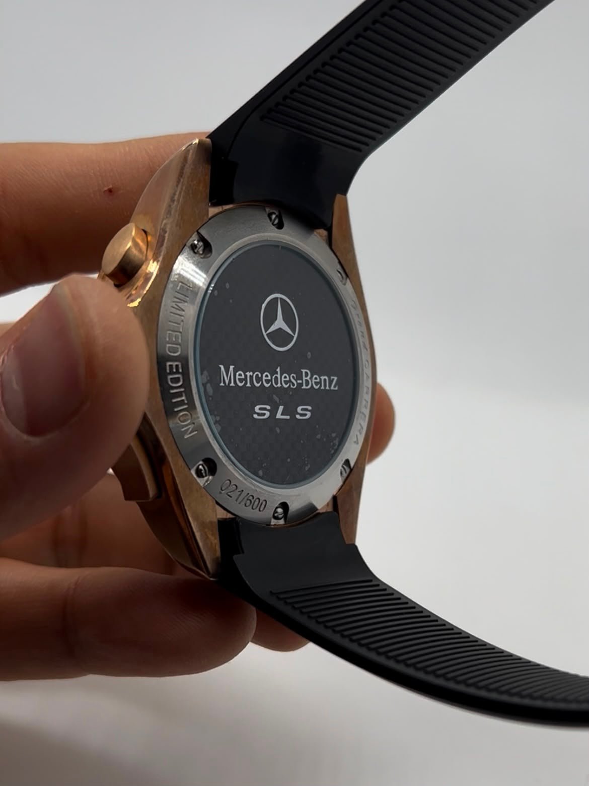 TAG Heuer Grand Carrera Mercedez-Benz SLS 47mm - AÇO MOSTRADOR BRANCO - SILICONE - Imagem 2