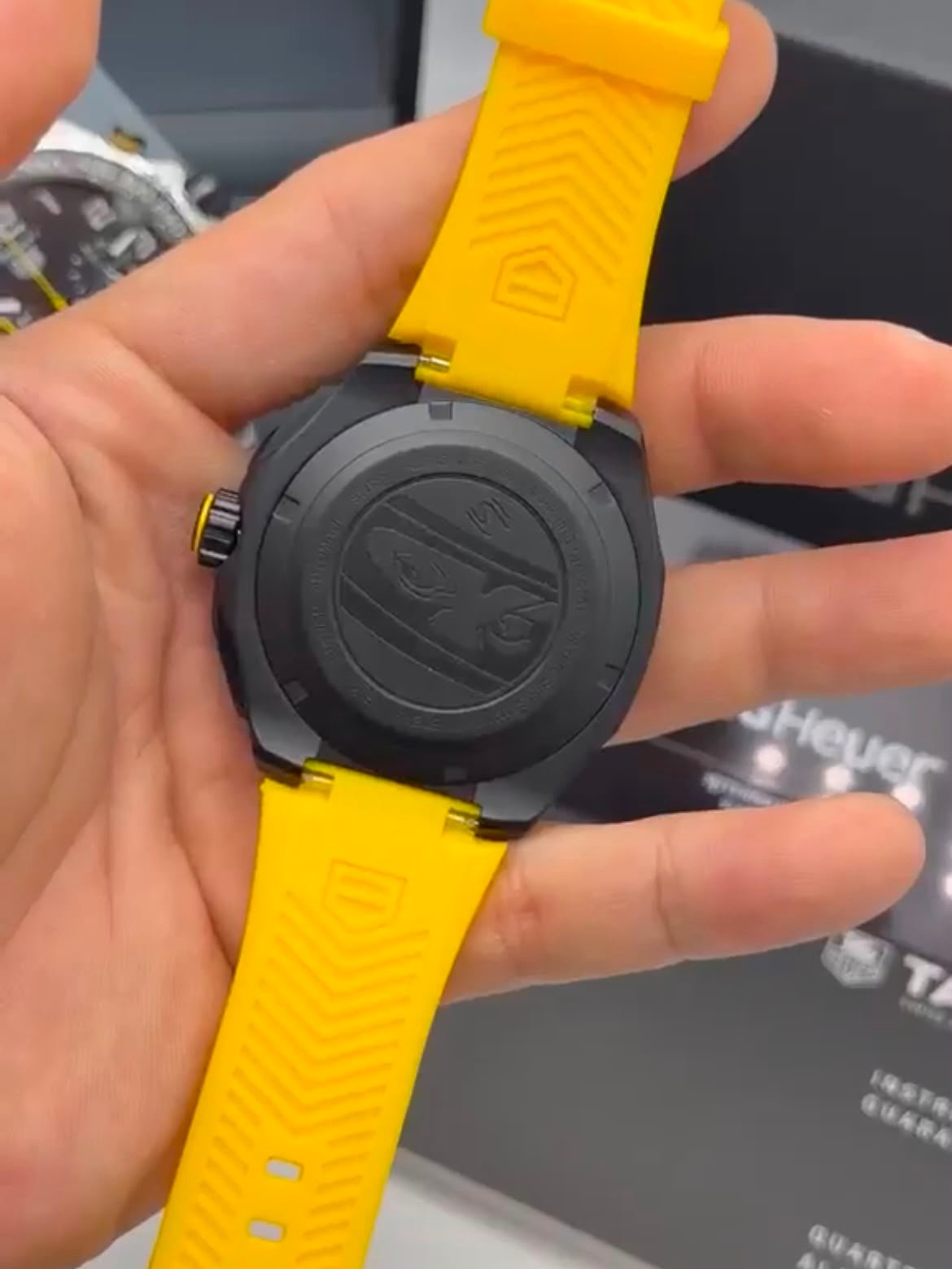TAG Heuer Fórmula 1 Senna 45mm - AÇO MOSTRADOR PRETO - SILICONE - Imagem 2