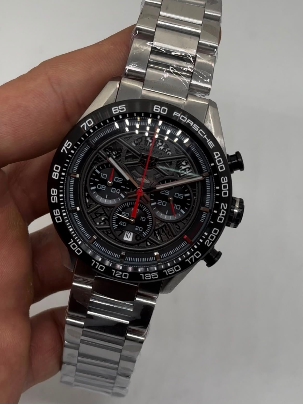 TAG Heuer Porsche 43mm - AÇO MOSTRADOR CINZA - Imagem 3
