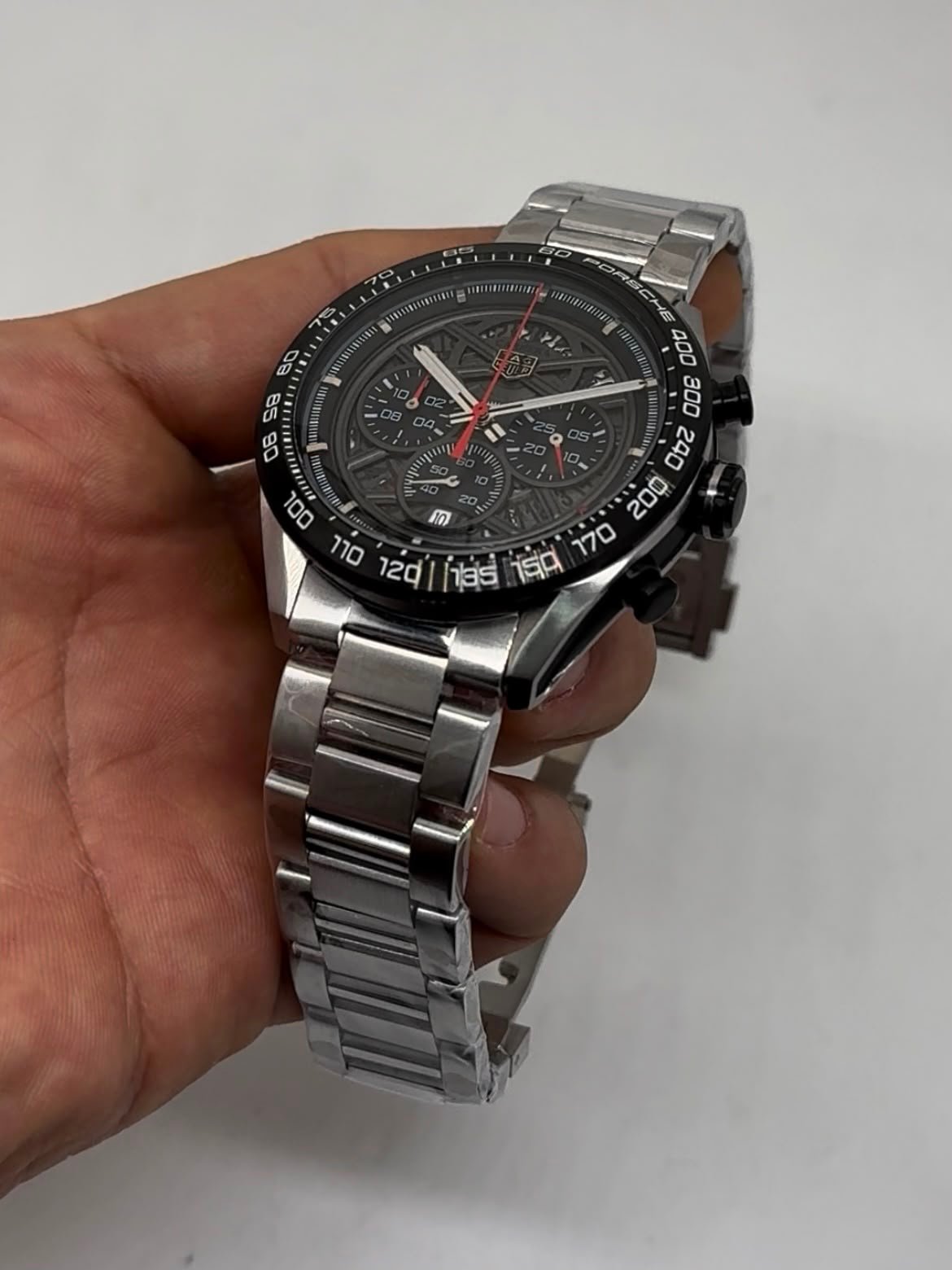 TAG Heuer Porsche 43mm - AÇO MOSTRADOR CINZA - Imagem 5