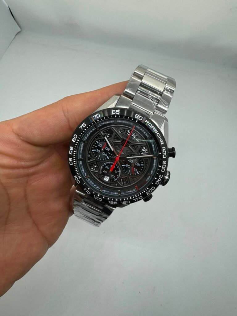 TAG Heuer Porsche 43mm - AÇO MOSTRADOR CINZA