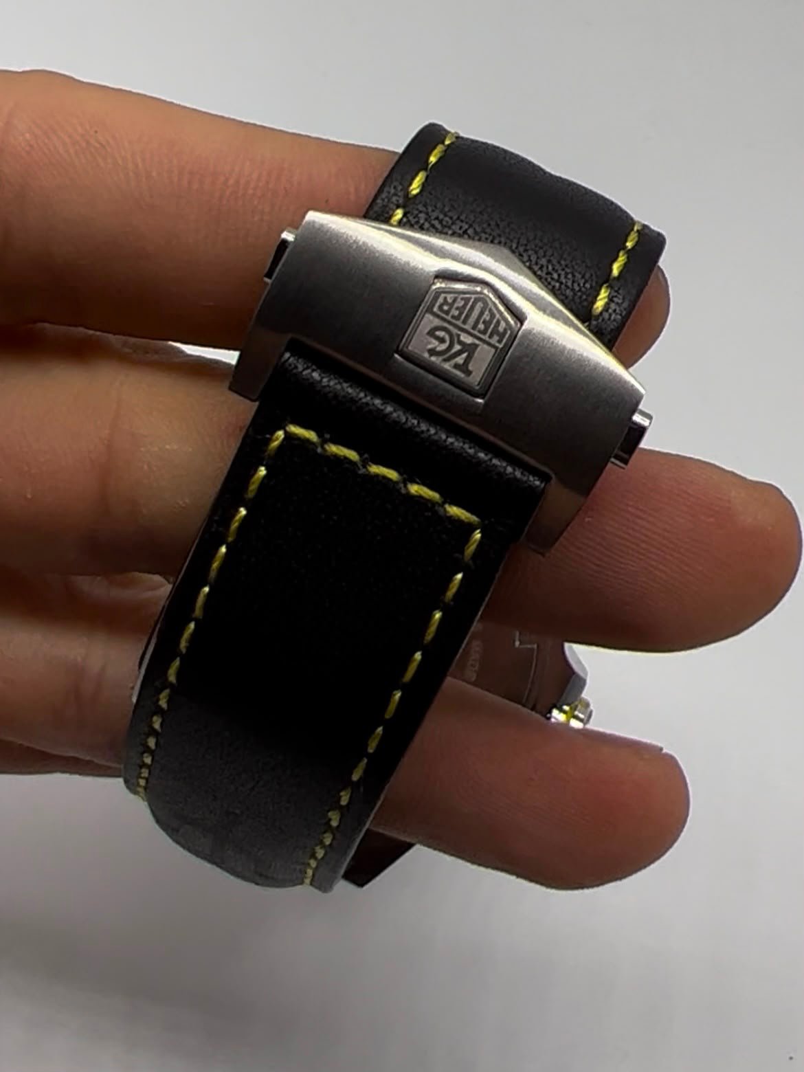 TAG Heuer Senna 43mm - AÇO MOSTRADOR PRETO - COURO - Imagem 3
