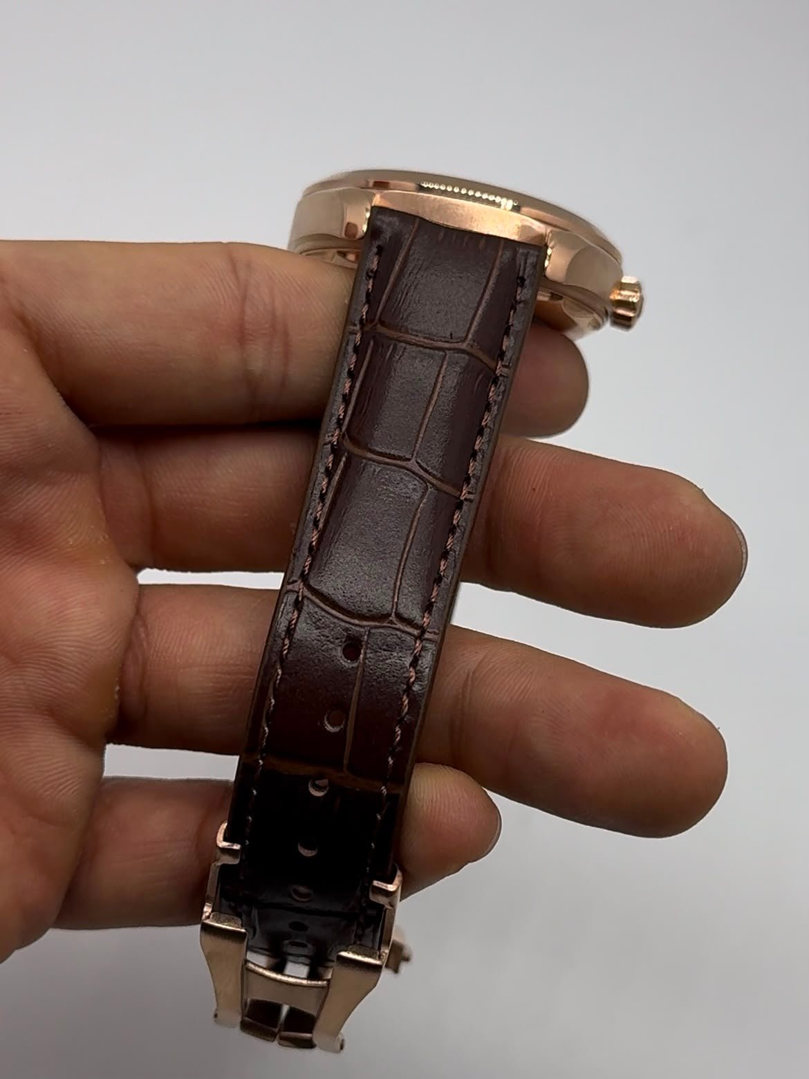 Omega Seamaster 40mm - AÇO ROSE MOSTRADOR MARROM - Imagem 3