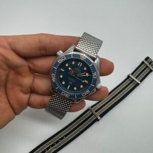 Omega Seamaster 42mm - AÇO MOSTRADOR AZUL